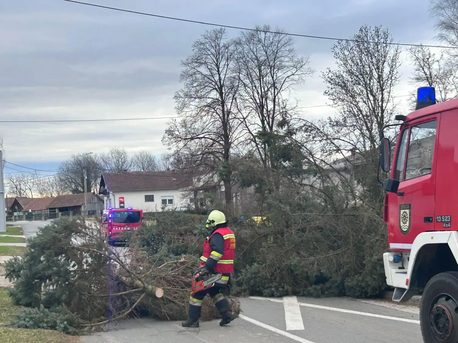Vjetar u Sivici srušio drvo (4) Vjetar u Sivici srušio drvo (4)