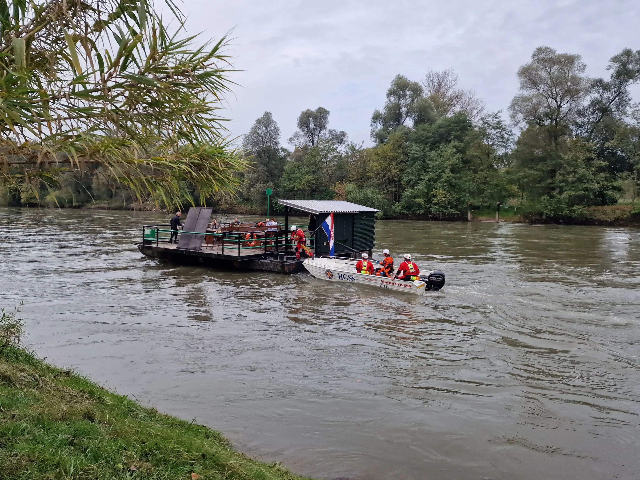 Vježba Poplava 2024. skela Fusek (13)
