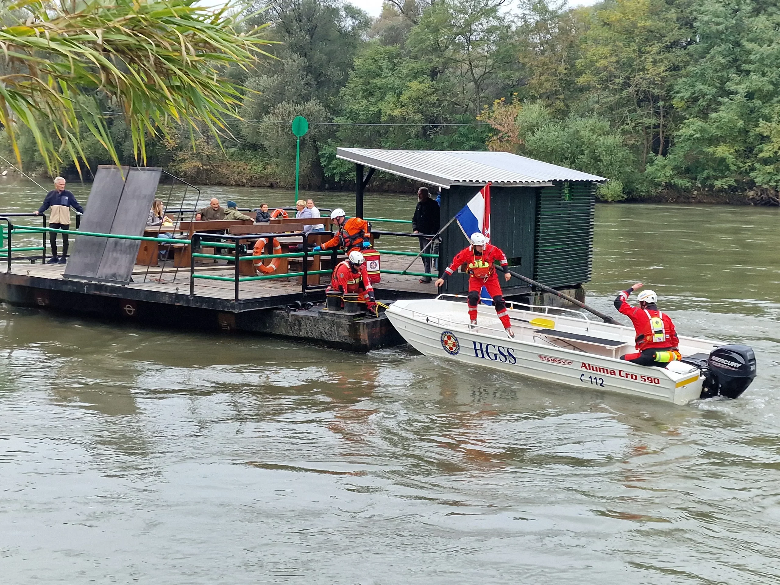 Vježba Poplava 2024. skela Fusek (14)