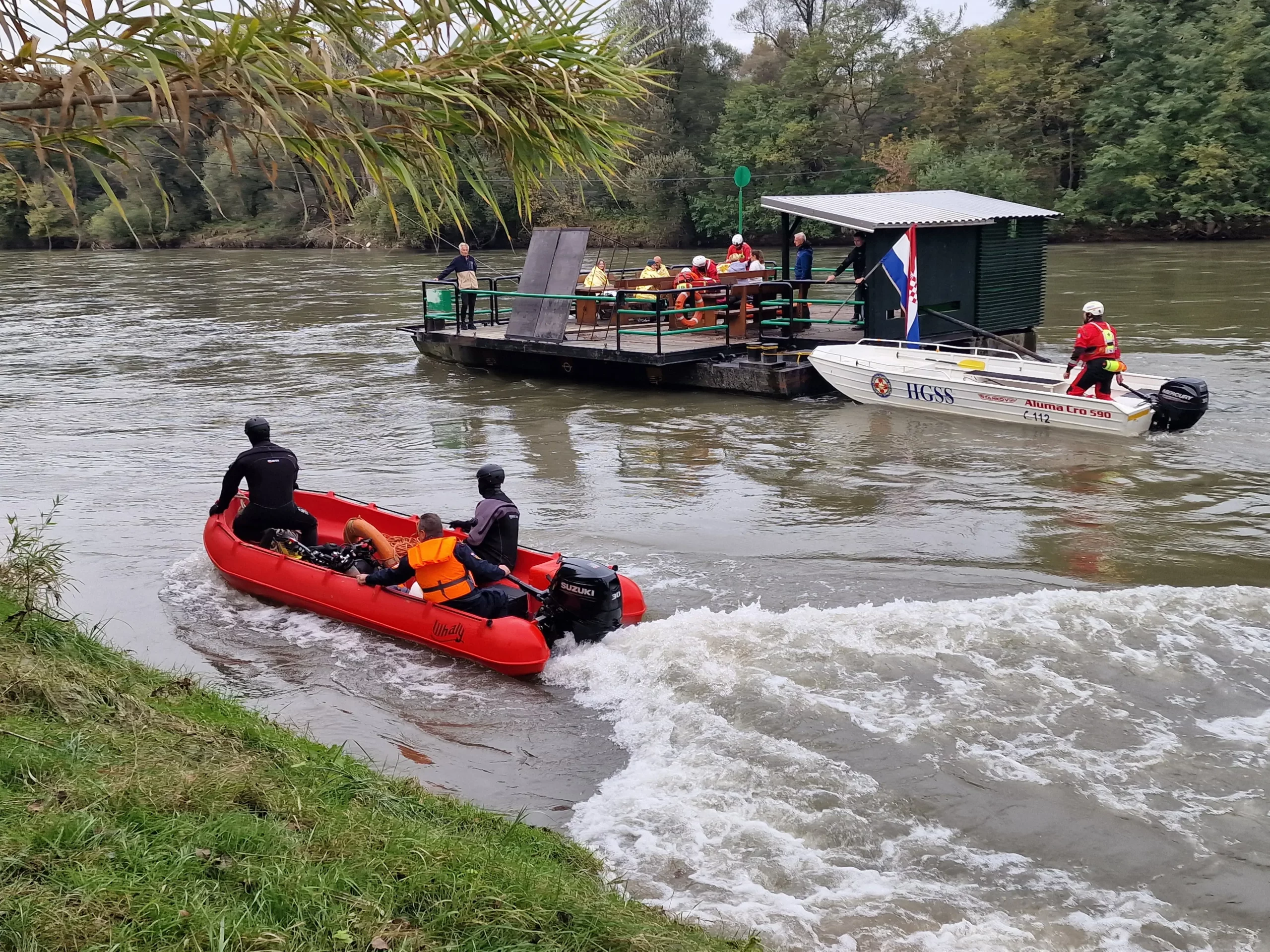 Vježba Poplava 2024. skela Fusek (18)
