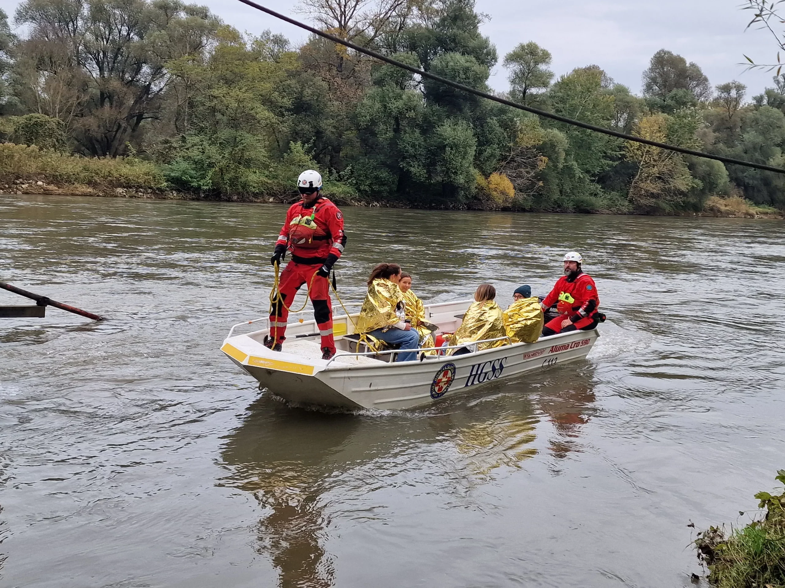 Vježba Poplava 2024. skela Fusek (23)