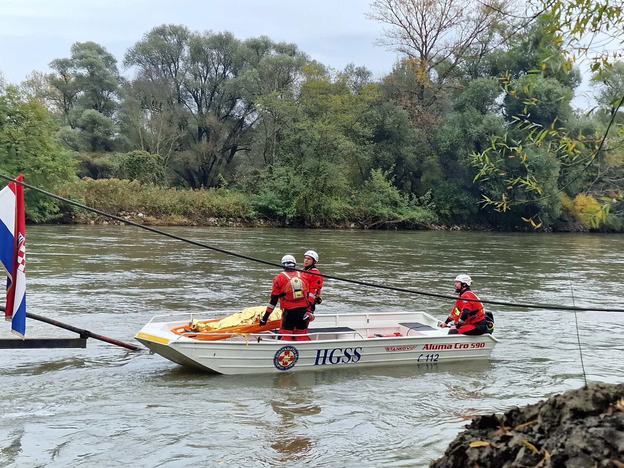 Vježba Poplava 2024. skela Fusek (28)