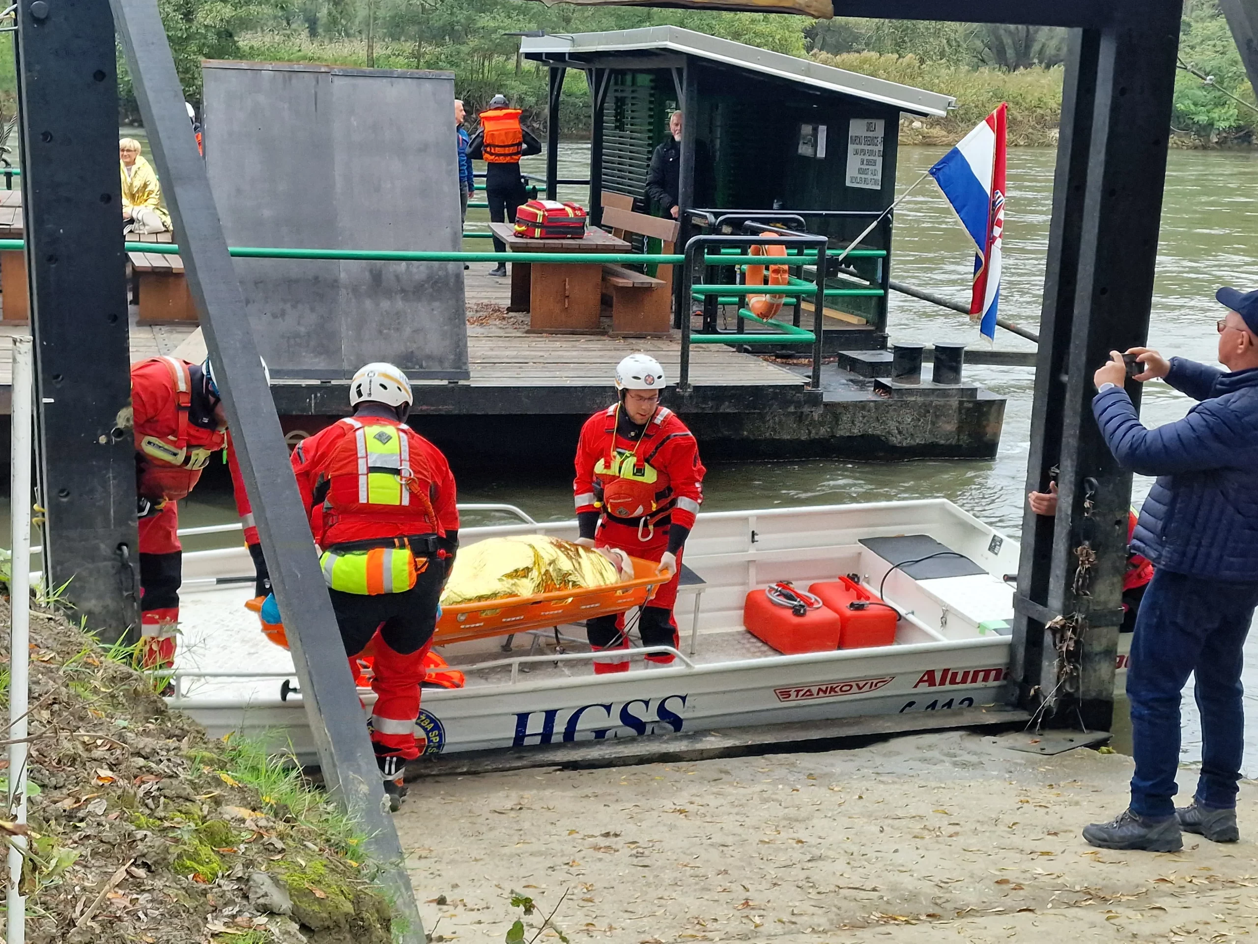 Vježba Poplava 2024. skela Fusek (29)