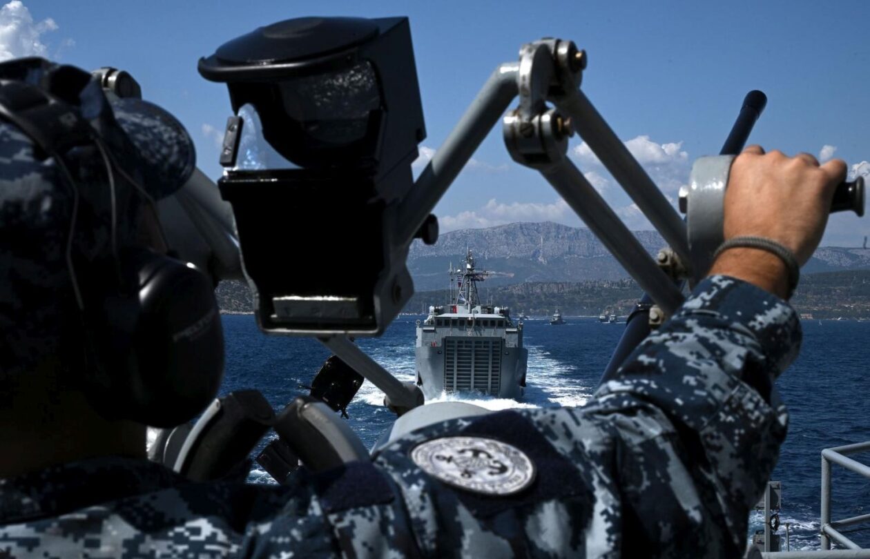 Split: Posada Hrvatske ratne mornarice tijekom vježbe za vojni Mimohod 2025.