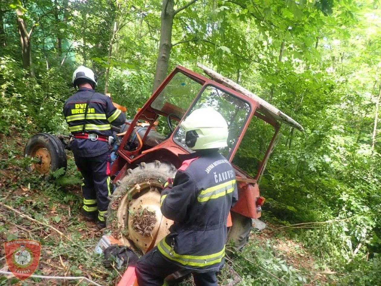 Vugrišinec JVP Čakovec traktor sletio (6)