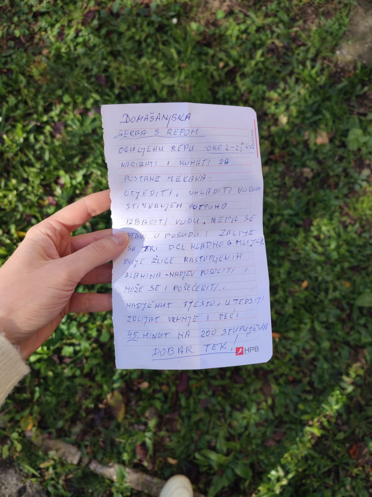 recept pogača s repom