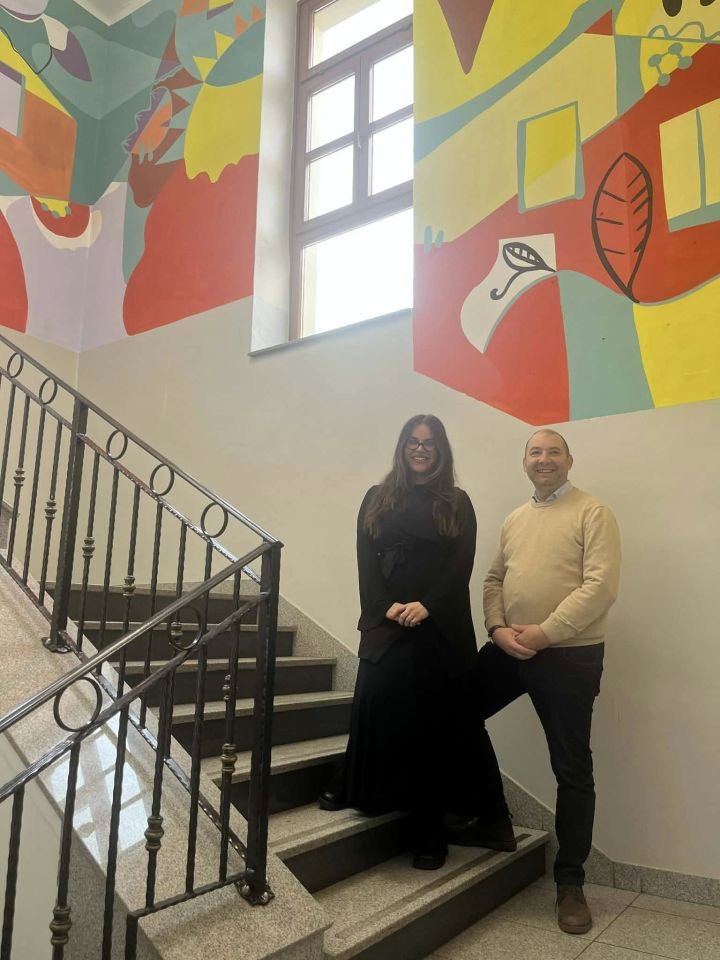 ŽIVOT ŠKOLE U SLIKAMA Stubište Srednje škole Prelog dobilo poseban vizualni identitet (1)