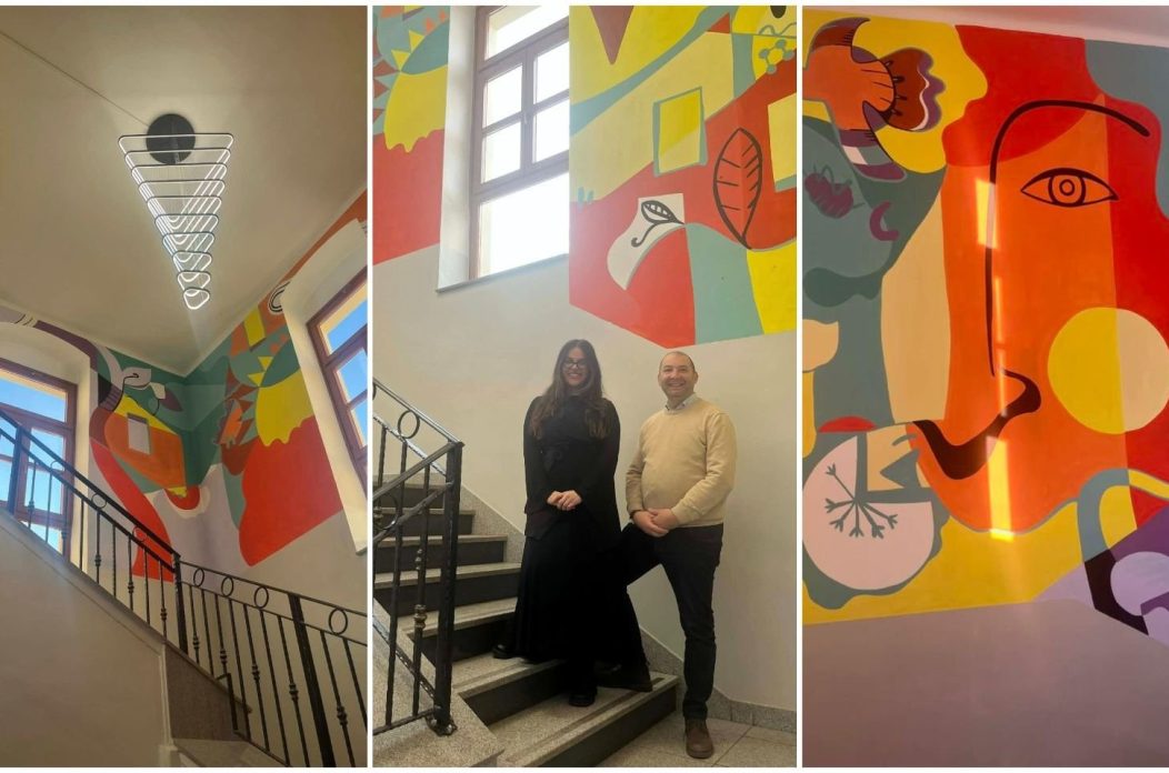 ŽIVOT ŠKOLE U SLIKAMA Stubište Srednje škole Prelog dobilo poseban vizualni identitet (6)