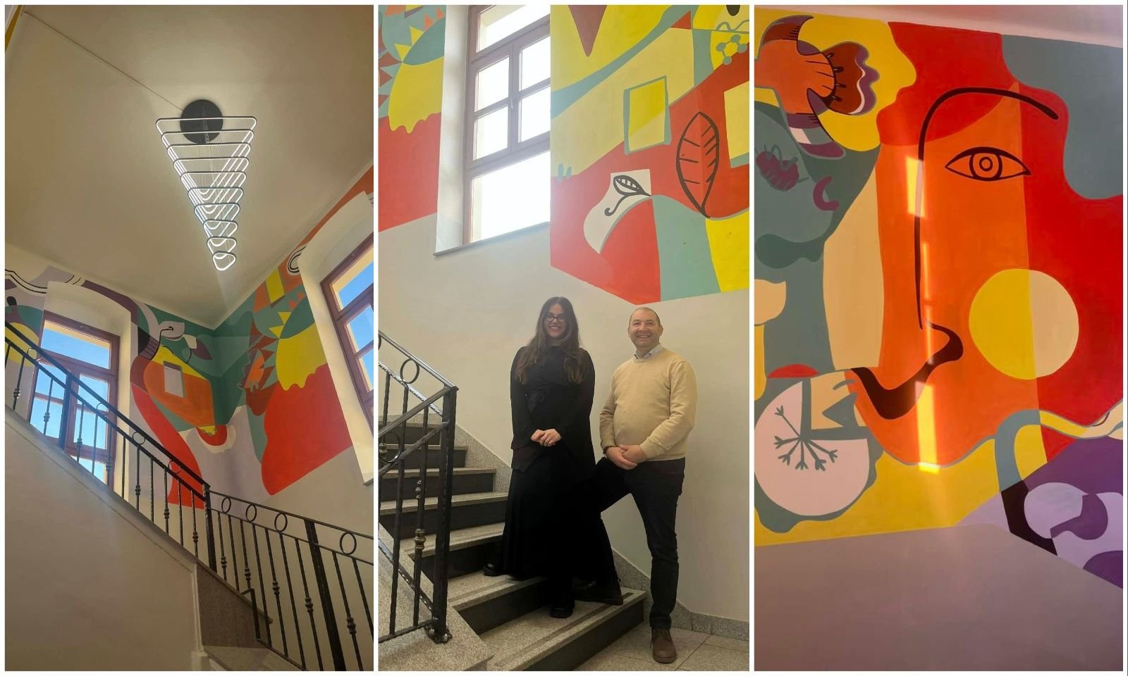 ŽIVOT ŠKOLE U SLIKAMA Stubište Srednje škole Prelog dobilo poseban vizualni identitet (6)