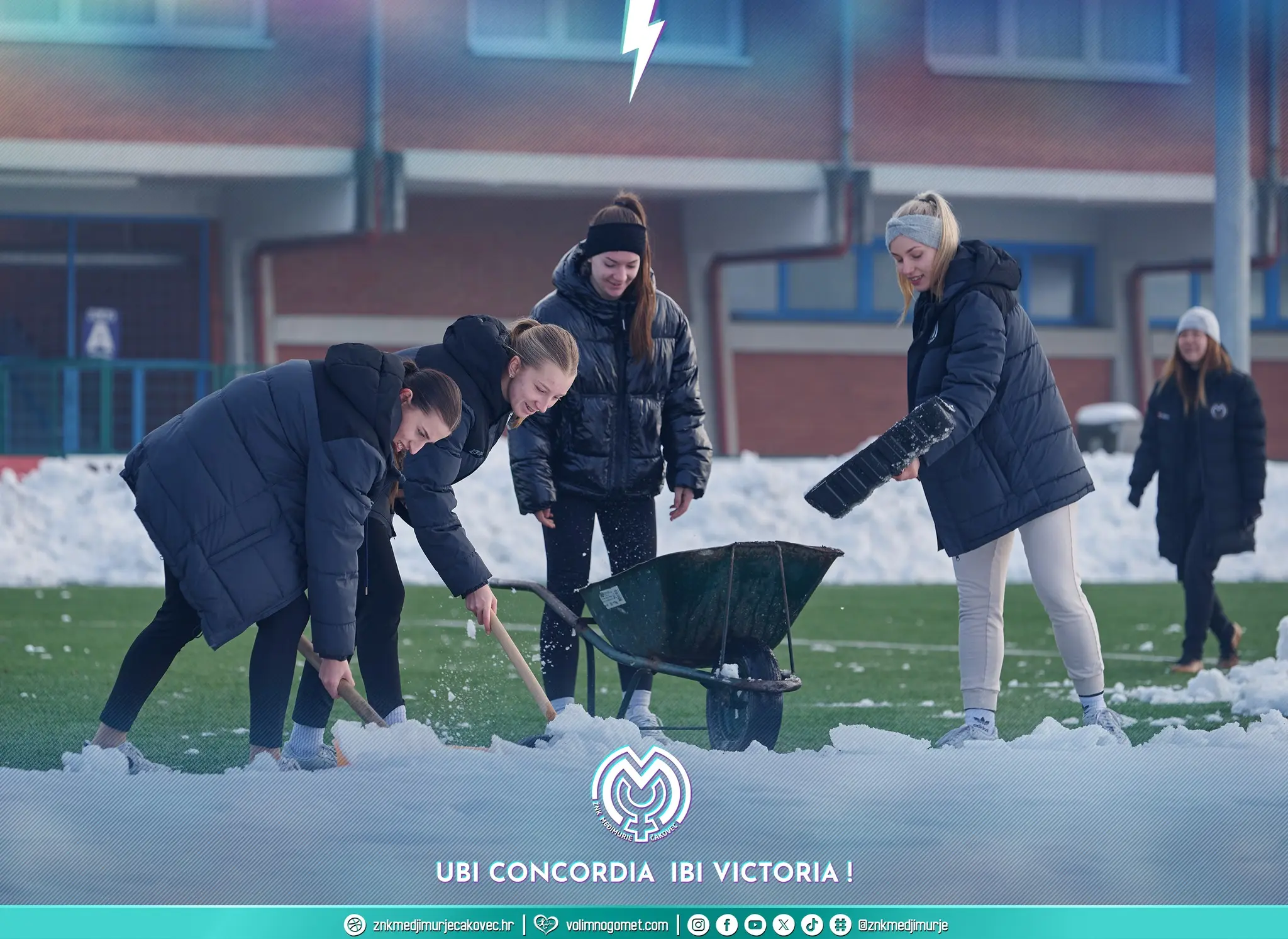 ŽNK Međimurje-Čakovec čišćenje terena (1)