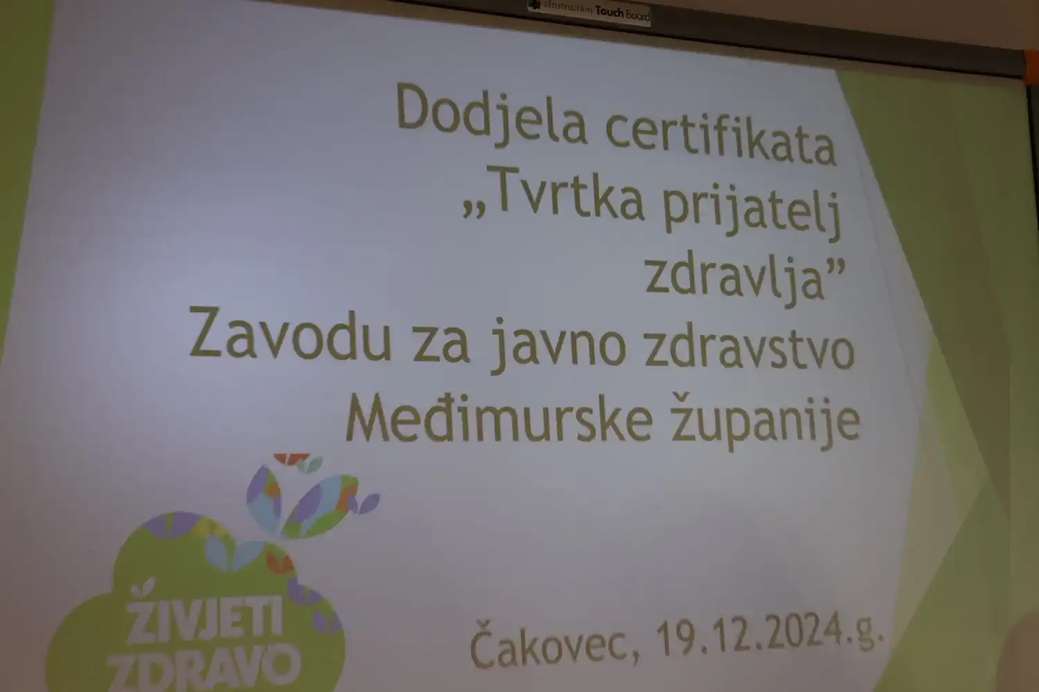 Zavod za javno zdravstvo MŽ prva zdravstvena ustanova u Hrvatskoj certificirana kao Tvrtka prijatelj zdravlja (9) Zavod za javno zdravstvo MŽ prva zdravstvena ustanova u Hrvatskoj certificirana kao Tvrtka prijatelj zdravlja (9)