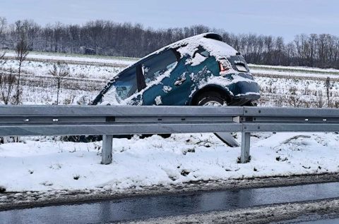 Zima, cesta, nesreće 2025 (5)