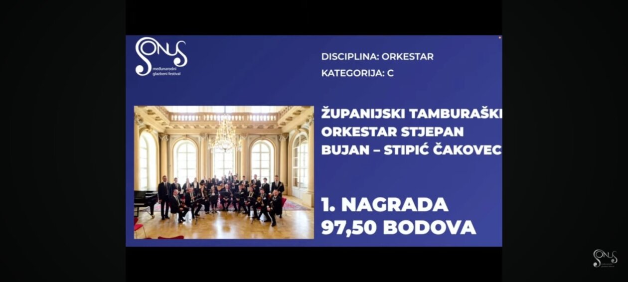 Zlatna plaketa za Županijski tamburaški orkestar “Stjepan Bujan – Stipić” (2)