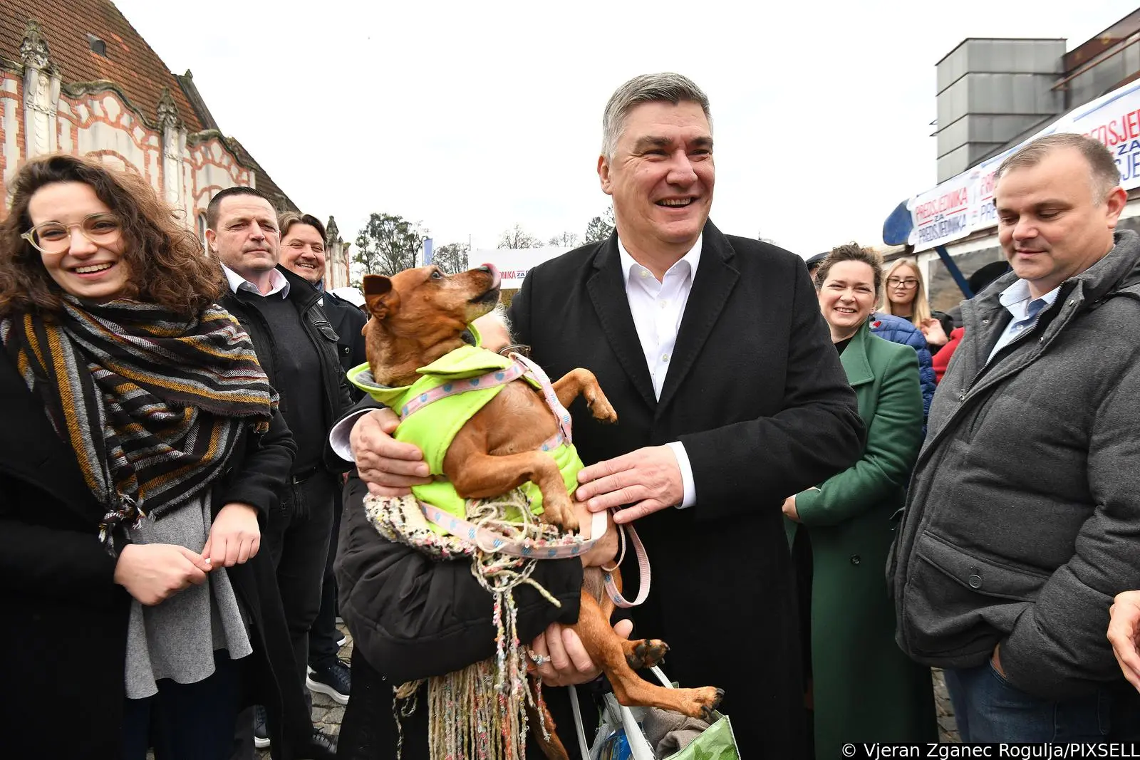 Zoran Milanović u Čakovcu, pas (2)