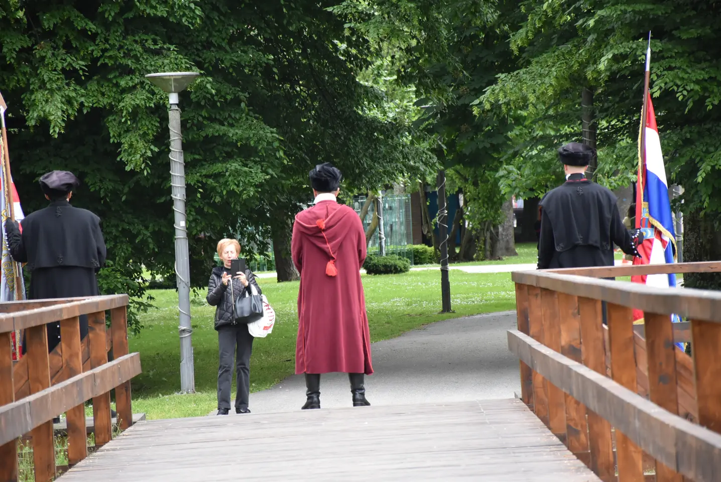 Zrinska garda, mimohod, topnik (6)