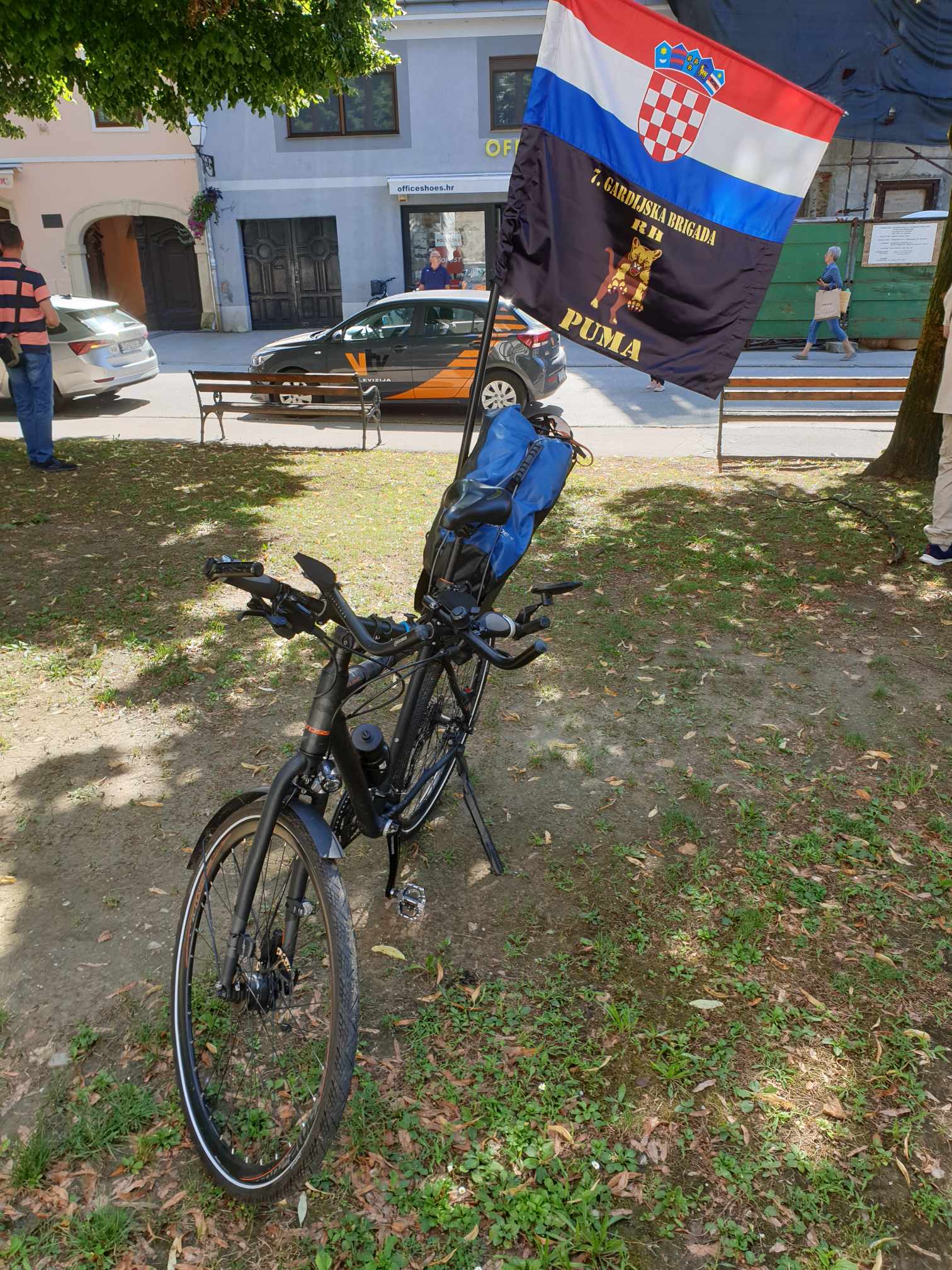 FOTO Ivica Nerer već treći put kreće biciklom iz Varaždina u Knin