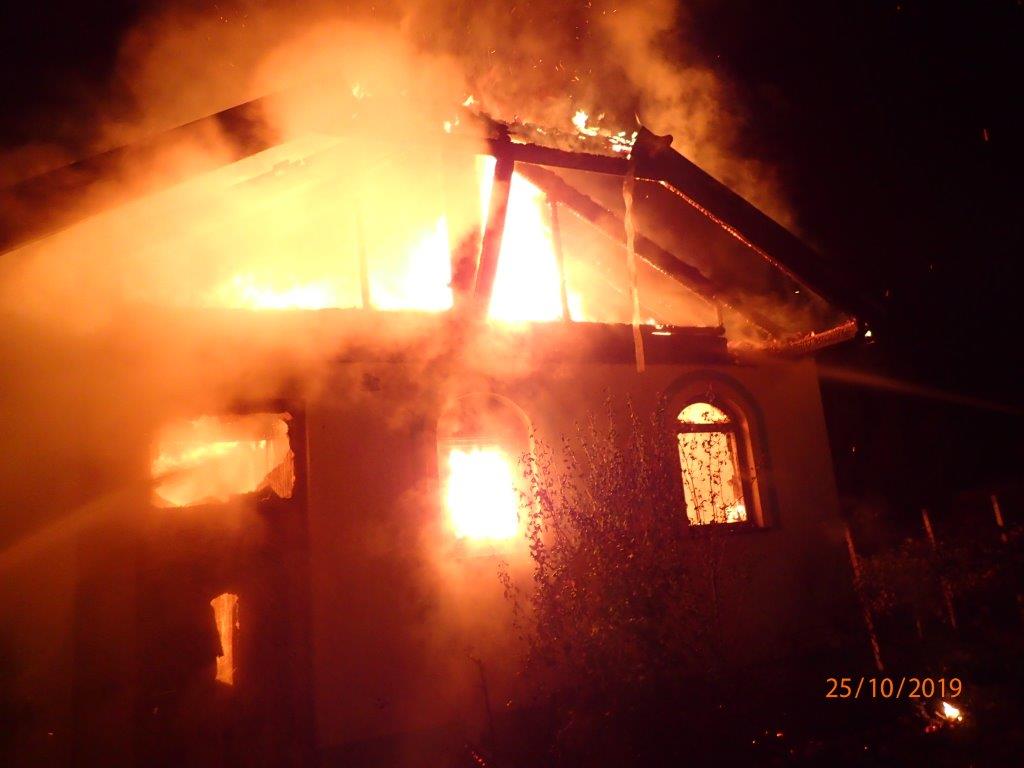 Požar na vikendici u Lopatincu