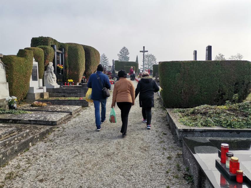 Čakovečko groblje u Mihovljanu na blagdan Svih svetih