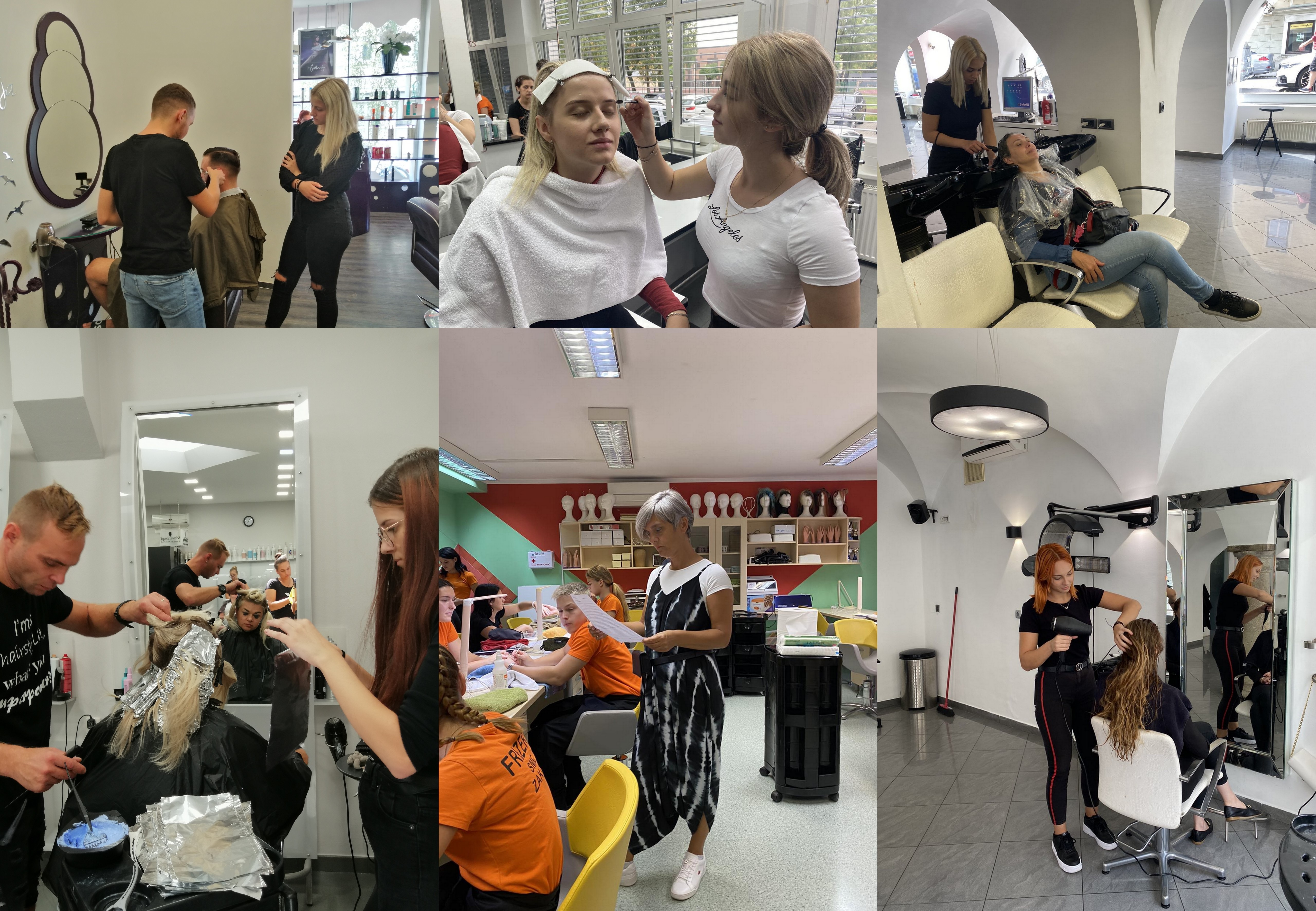 GOSPODARSKA ŠKOLA ČAKOVEC Učenice stjecale praktične vještine frizera u Celju