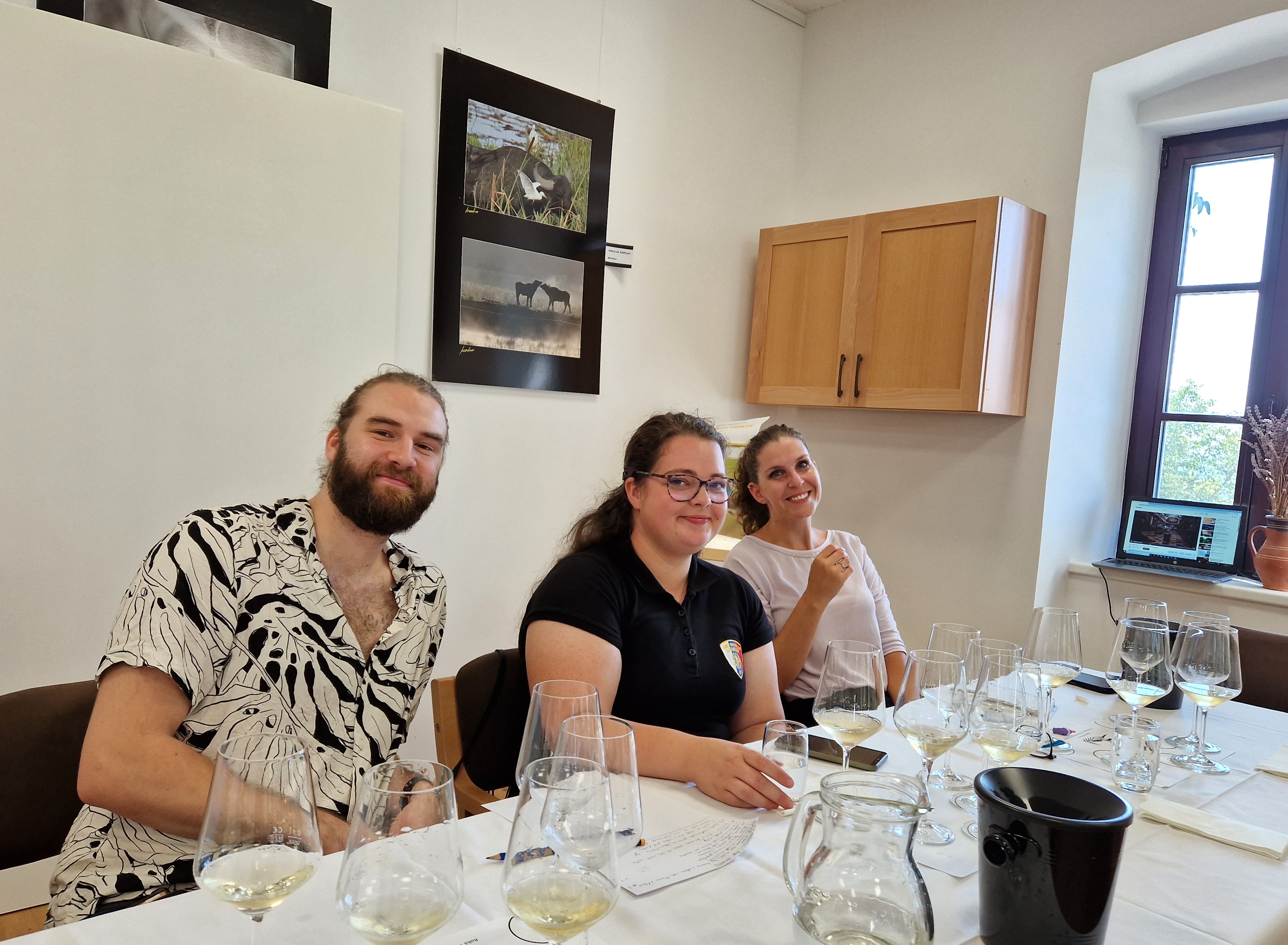 MEĐUNARODNA RADIONICA I DEGUSTACIJA Kušačima je bilo ponuđeno pet setova kvalitetnih vina