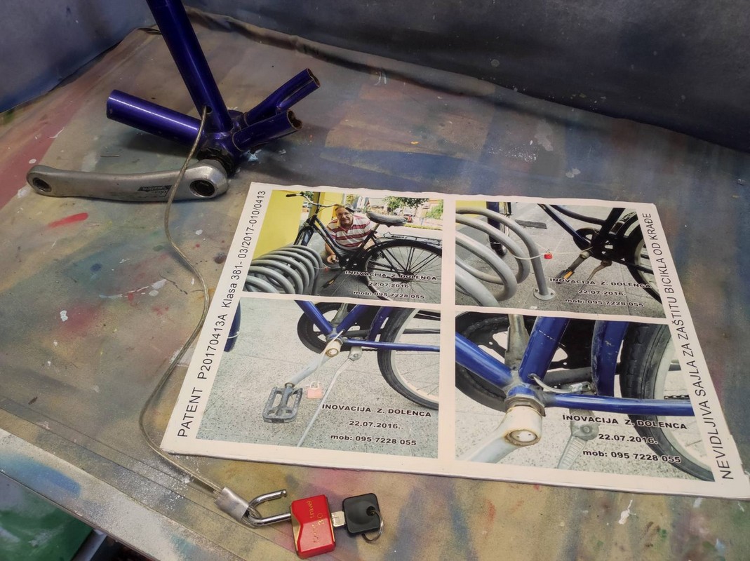 NEVIDLJIVA SAJLA ZA ZAŠTITU BICIKLA Kreativan i praktičan izum Zvonimira Dolenca iz Preloga NEVIDLJIVA SAJLA ZA ZAŠTITU BICIKLA Kreativan i praktičan izum Zvonimira Dolenca iz Preloga