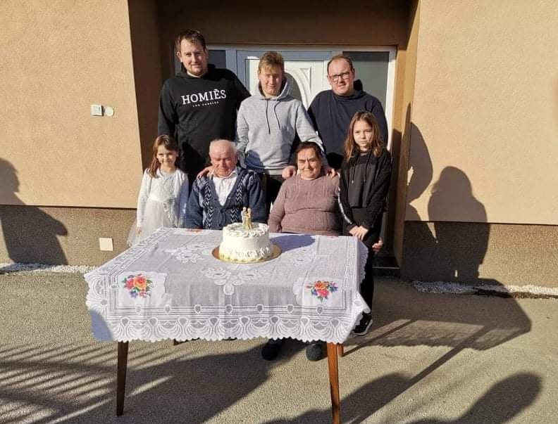 DIJAMANTNI PIR Marija i Ivan Mihaljević iz Vularije slave 60 godina braka!