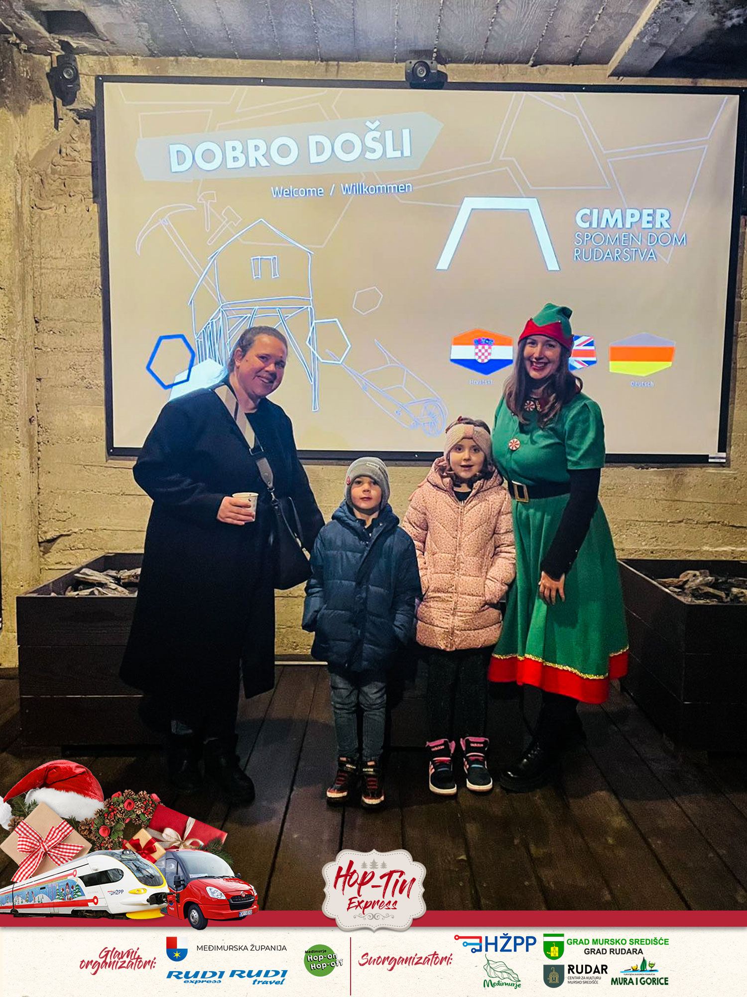 Izlet božićnim vlakom za mališane i pratnju