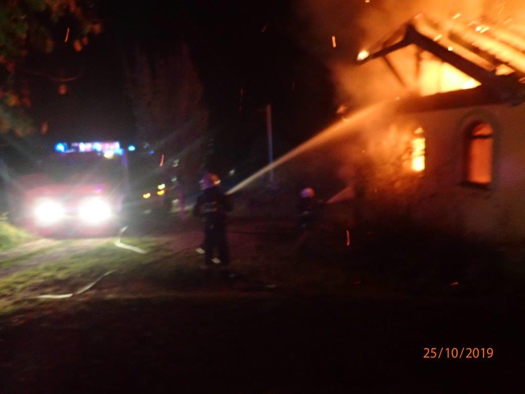 Požar na vikendici u Lopatincu