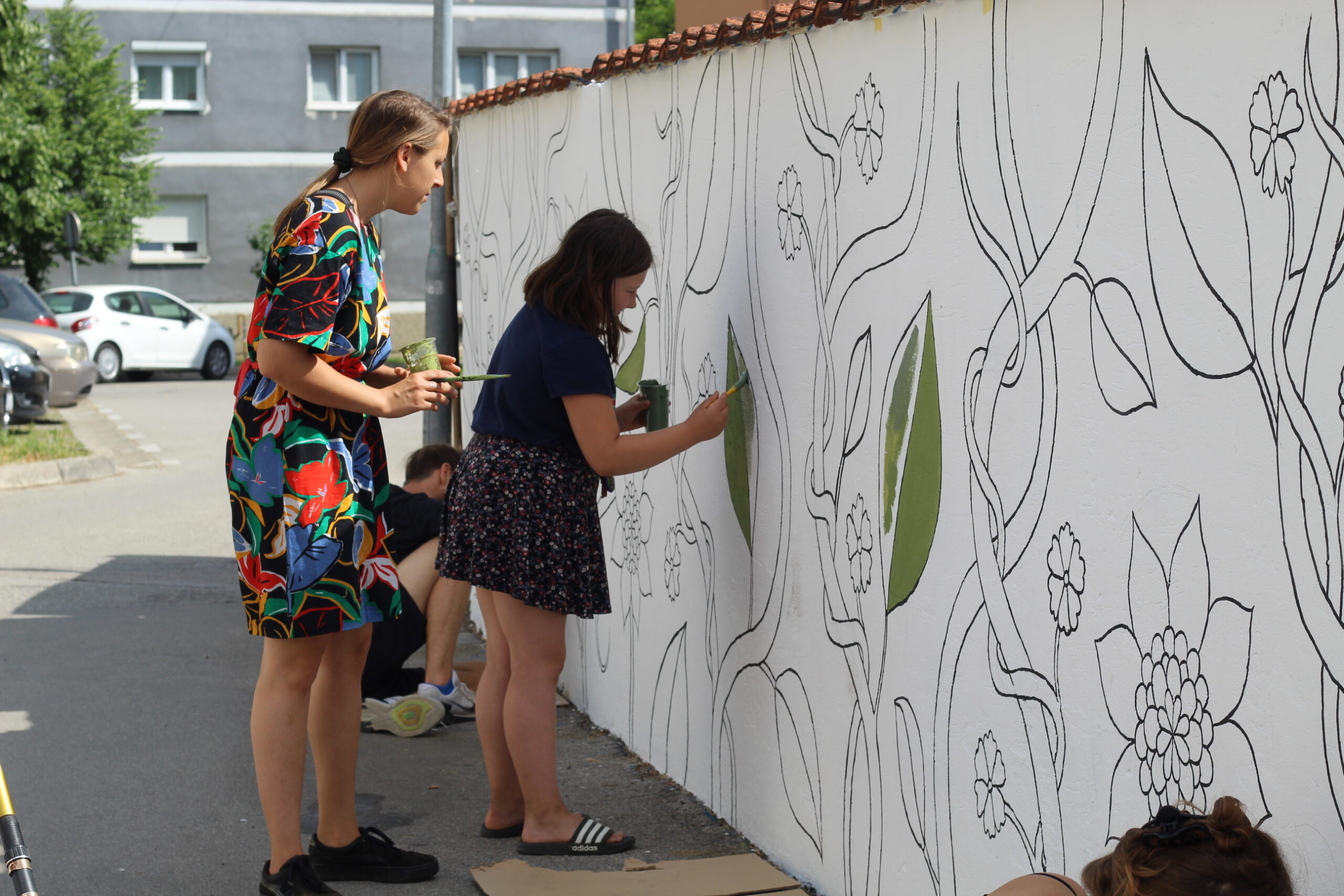 Gradu za rođendan, mladi oslikali mural u Čakovcu