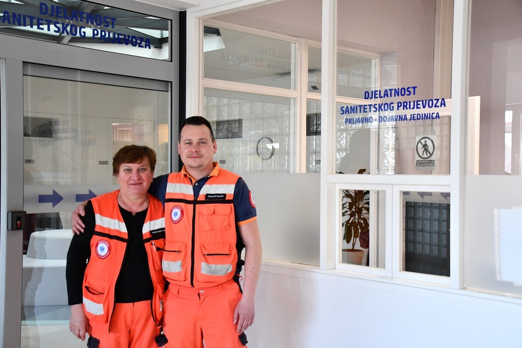 Damir Čurila već punih sedam godina radi u Djelatnosti sanitetskog prijevoza