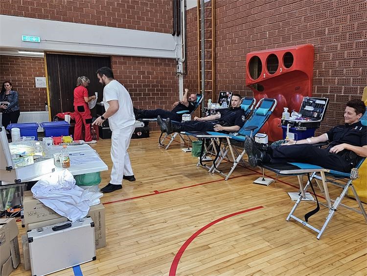 FOTO Obilježavanje Dana policije nastavljeno dobrovoljnim darivanjem krvi i sportskim susretima