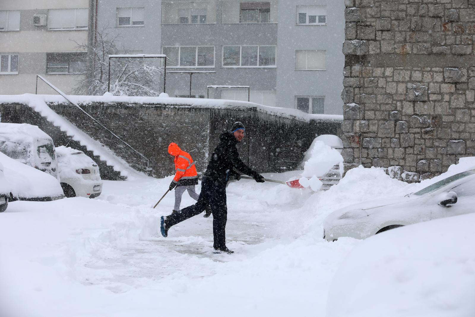 Snježno nevrijeme u Gorskom kotaru