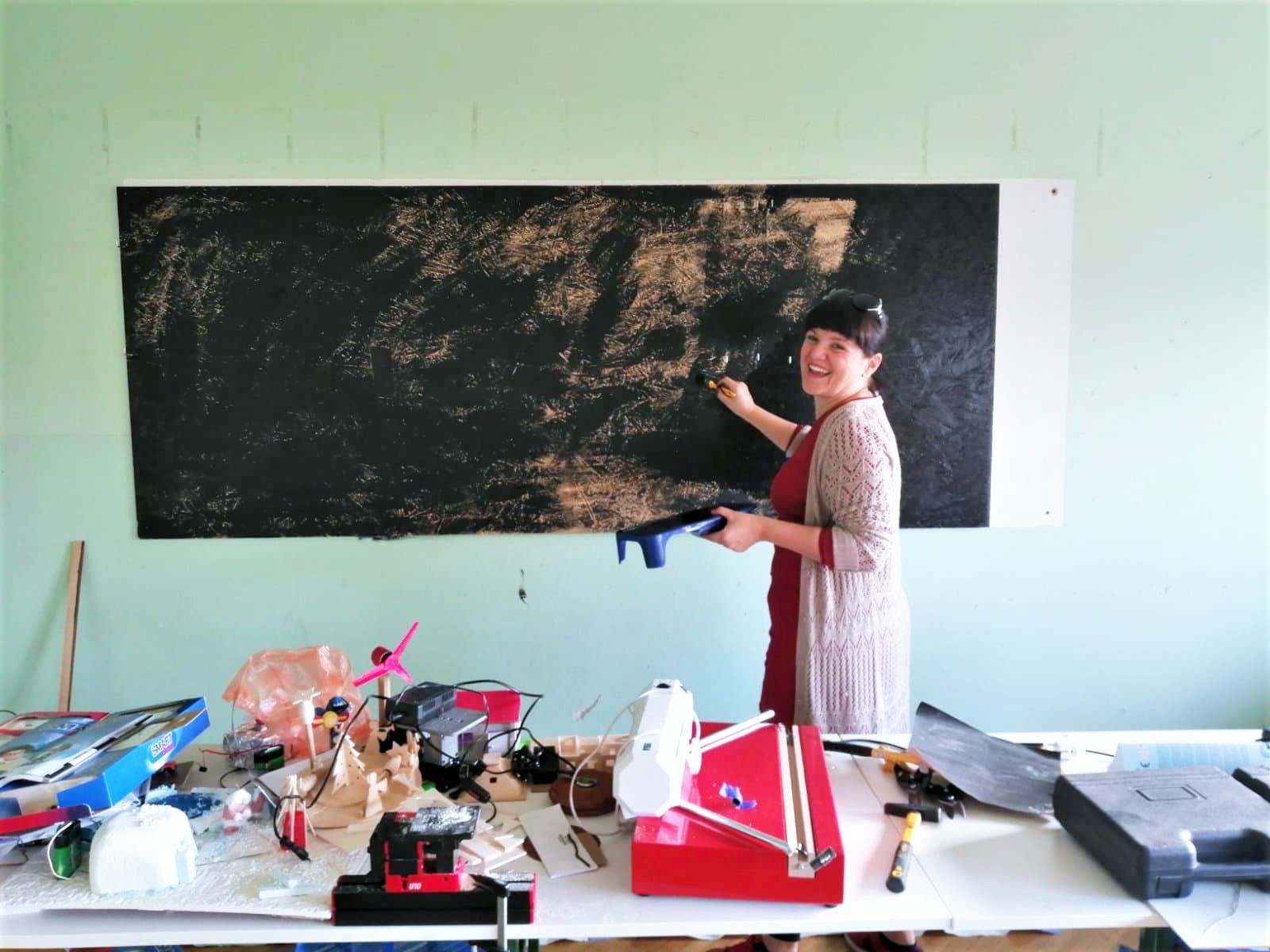 FOTO Vrijeme štrajka učenici iskoristili i dali novo ruho učionici Tehničke kulture u OŠ Domašinec