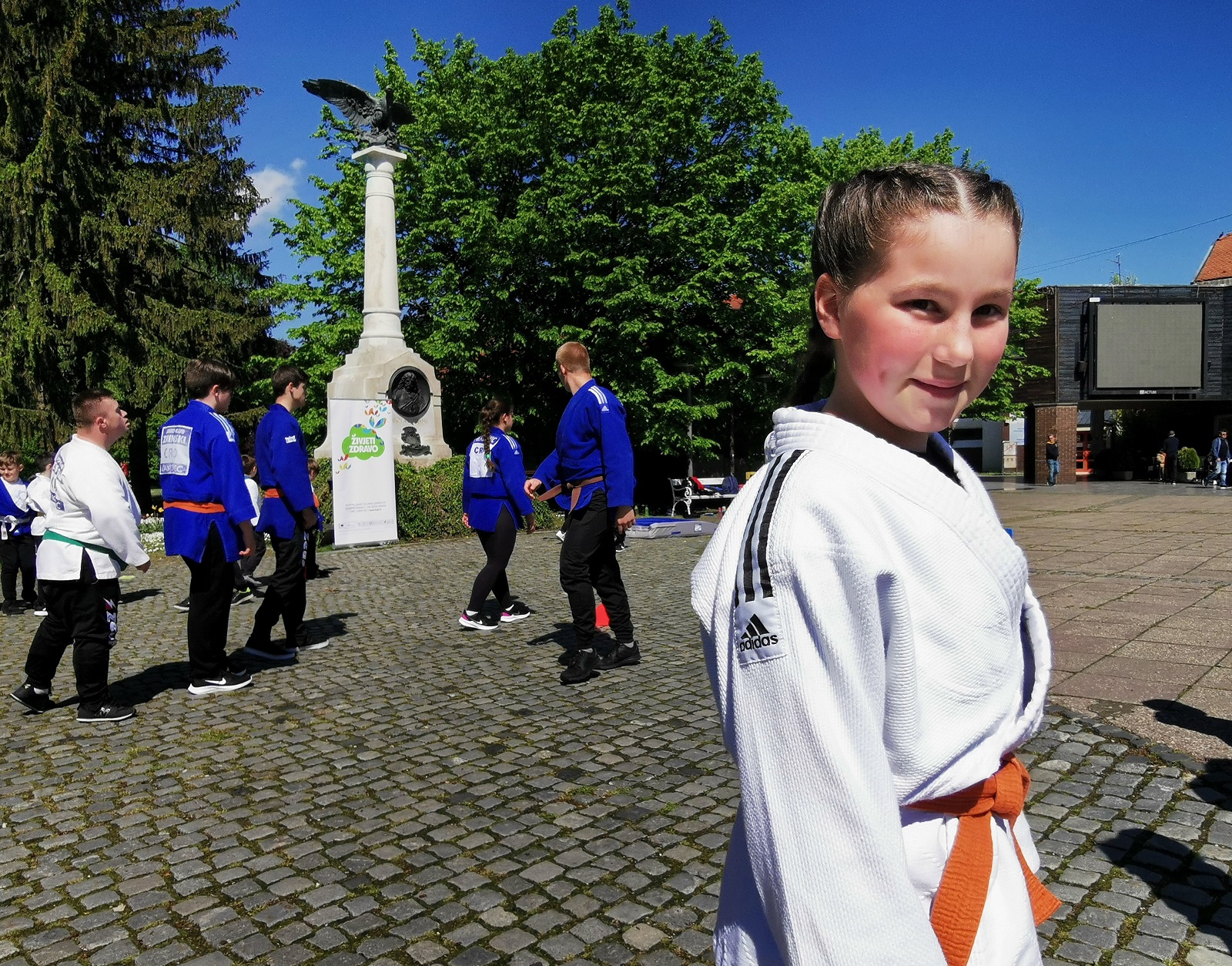 Džudaši oživjeli srce grada: Mladi članovi Judo kluba Zrinski u centru Čakovca
