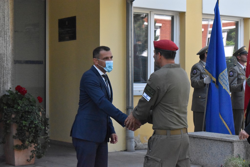 Hrvatski i izraelski vojnici u Čakovcu
