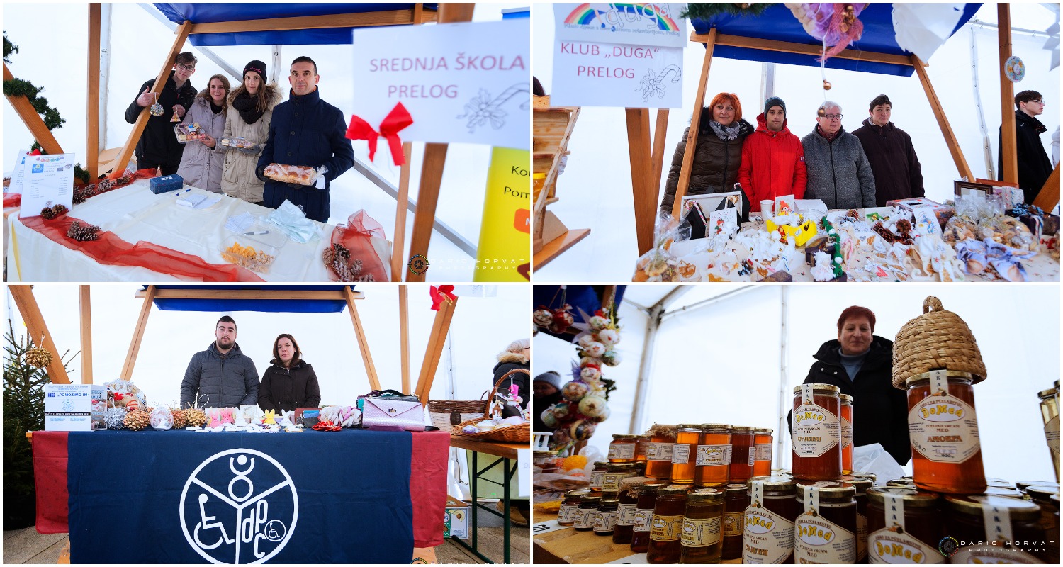 Raznovrsna ponuda na Božićnom sajmu ispod grijanog šatora u Prelogu