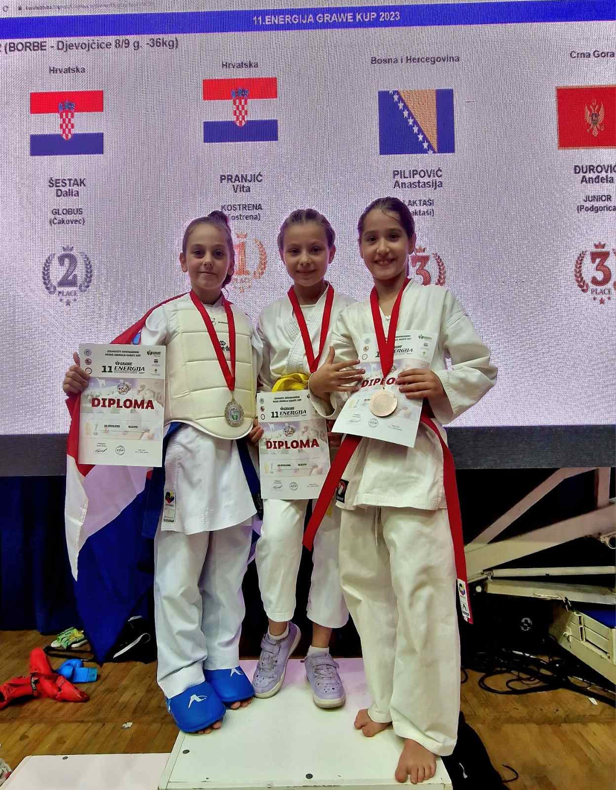 KARATE KLUB GLOBUS Mladi karatisti osvojili 8 medalja u Banja Luci