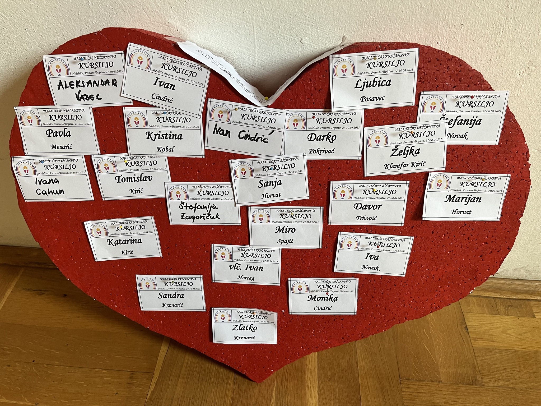 Kursiljo za odrasle u Župi Presvetog Trojstva Nedelišće