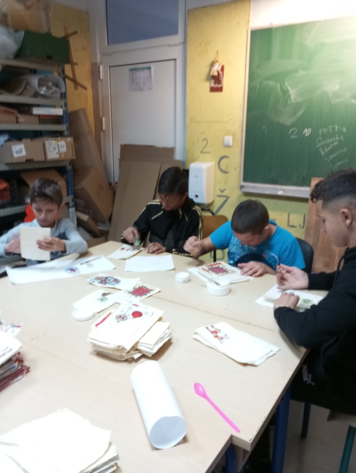 Domaćinstvo u Osnovnoj školi Kuršanec