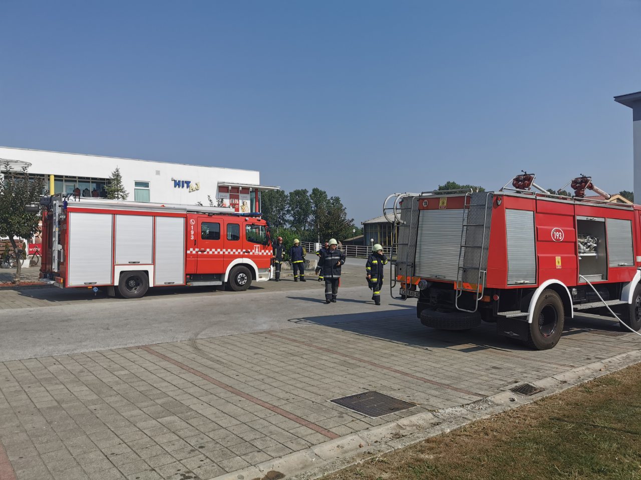 Požar trafostanice u Maloj Subotici