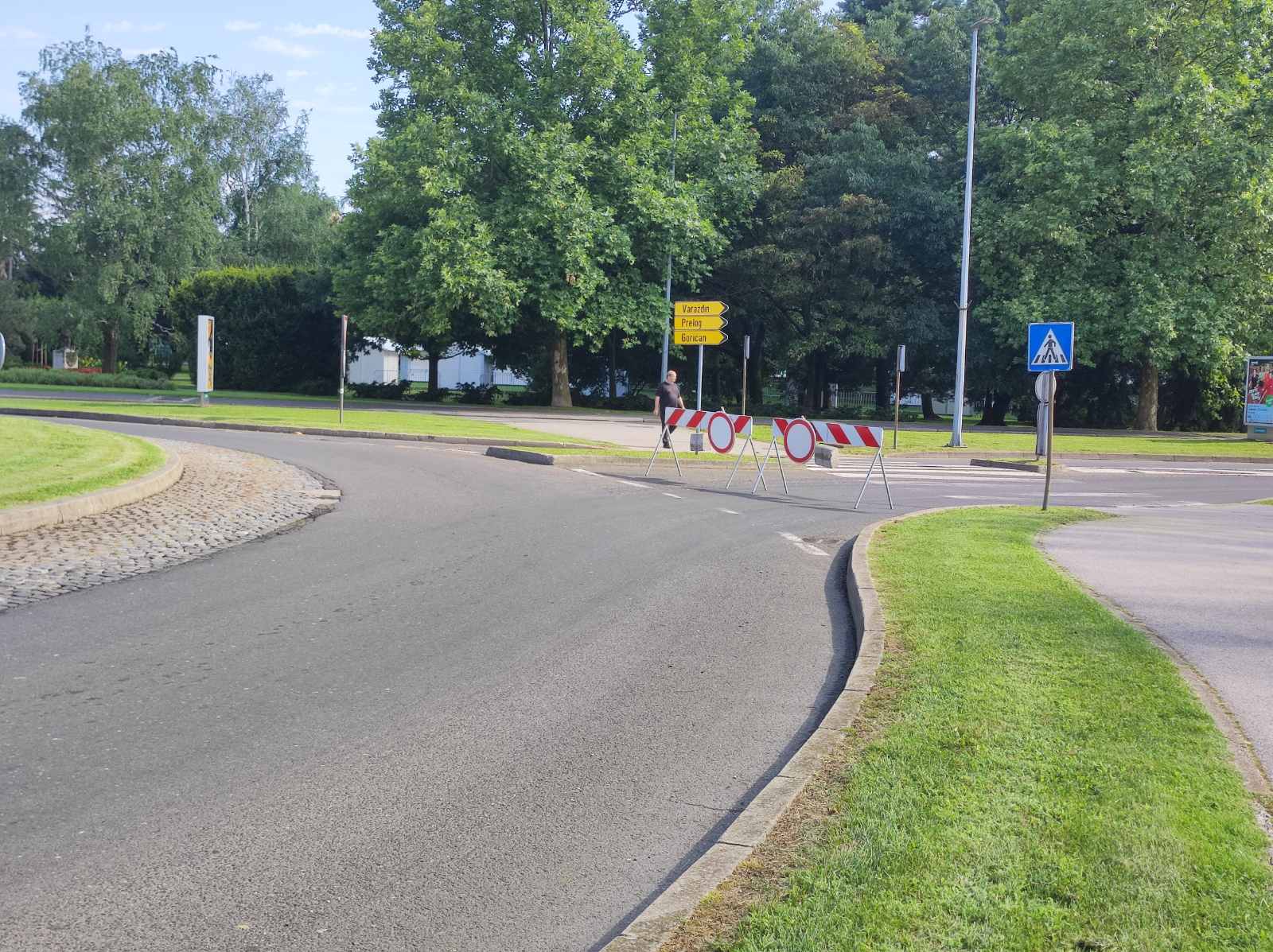 ČAKOVEC Zatvorena Zrinsko-frankopanska ulica od rotora kod pošte do Hotela Park