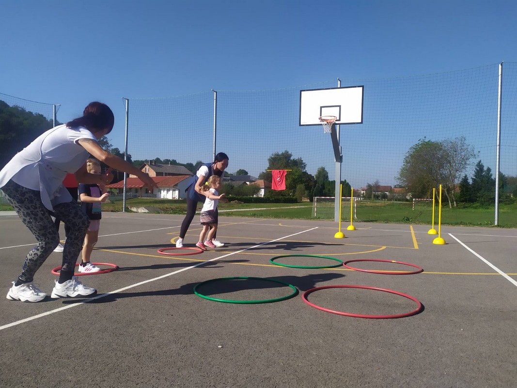 SPORT I DRUŽENJE Mališani iz vrtića ‘Maslačak’ uključili su se u obilježavanje Europskog tjedna sporta