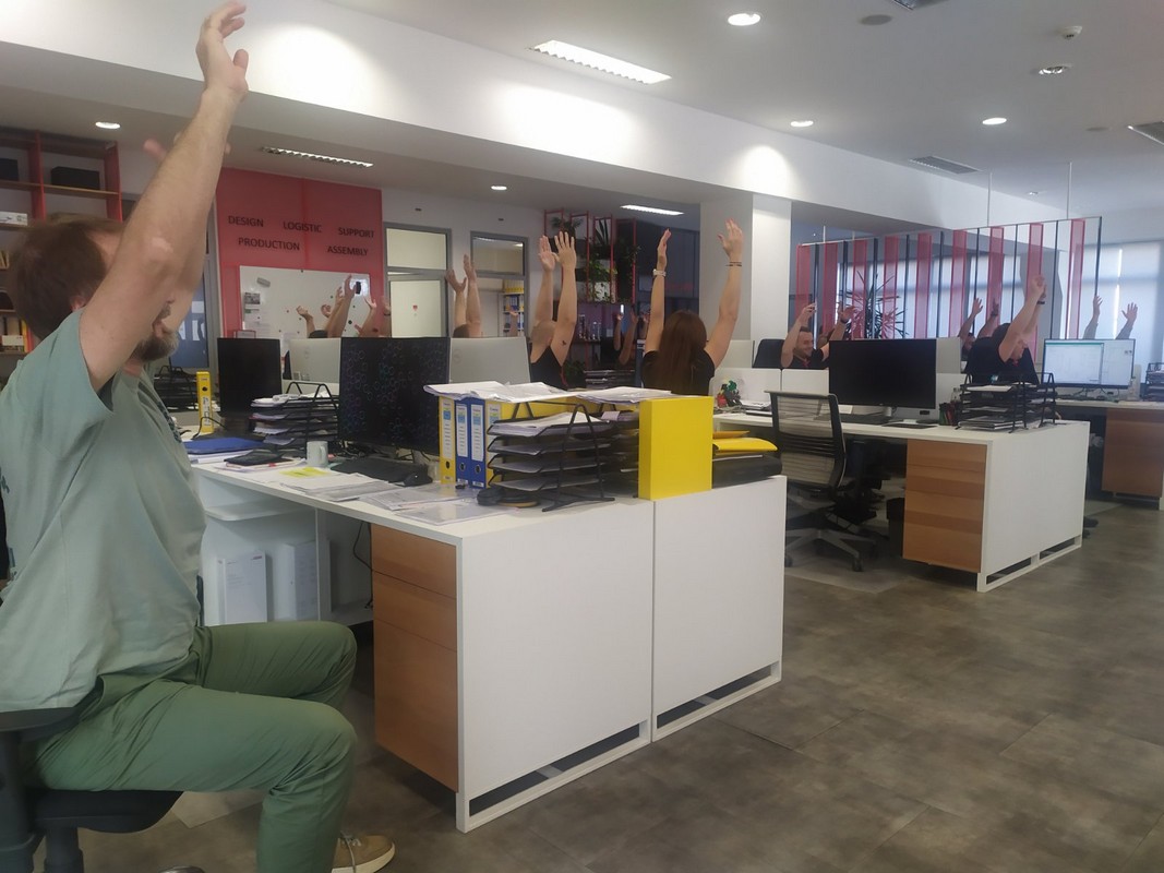 MURSKO SREDIŠĆE Tvrtka SOBOČAN d.o.o. priključila se obilježavanju Europskog tjedna sporta PLES – ritmičko pokretanje tijela održano u sportskoj dvorani