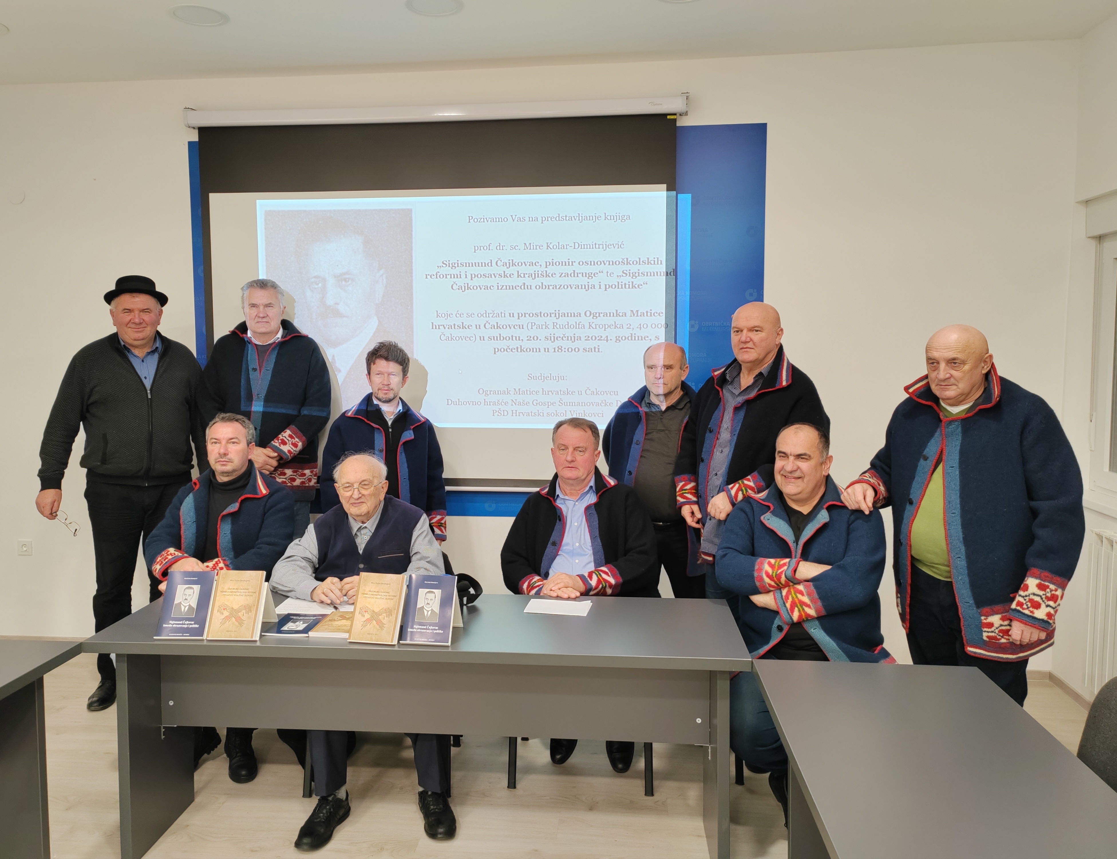 Dvije knjige o Sigismundu Čajkovcu povezale dva kraja Hrvatske