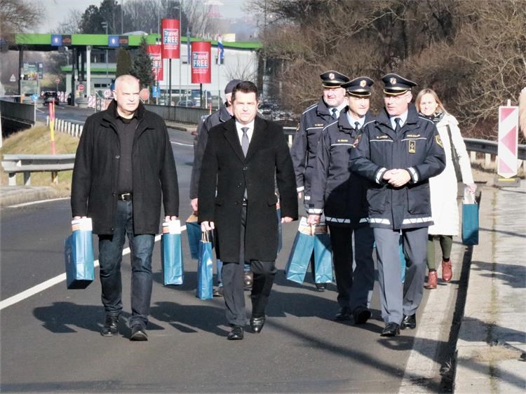 Na prijelazu kod Murskog Središća održan tradicionalni susret čelnika lokalnih samouprava i predstavnika policije