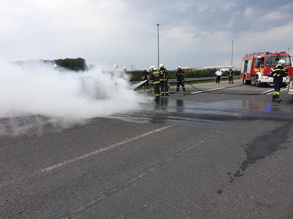 Požar auta DVD Goričan