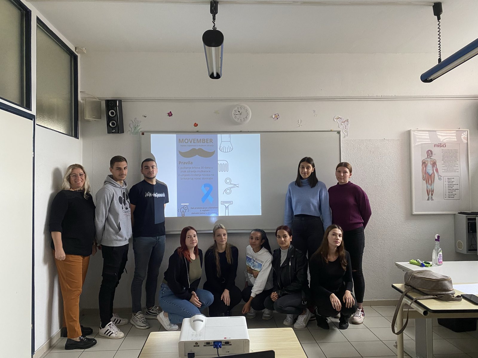 Movember u Srednjoj školi Čakovec