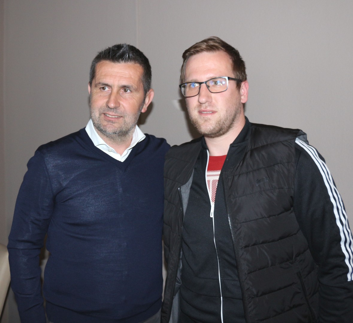 Nenad Bjelica rado je pozirao s međimurskim trenerima