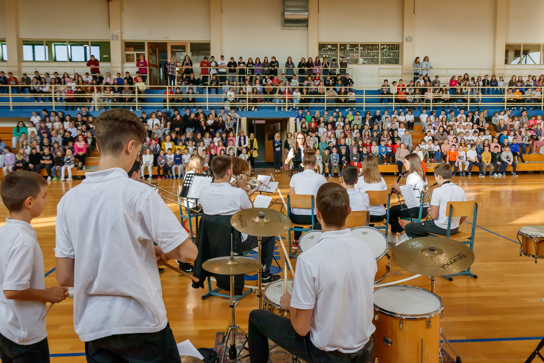 Puhački orkestar u OŠ Prelog