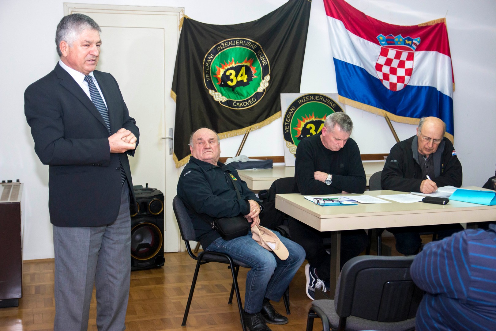 Skupština 34. Inženjerijske bojne Čakovec